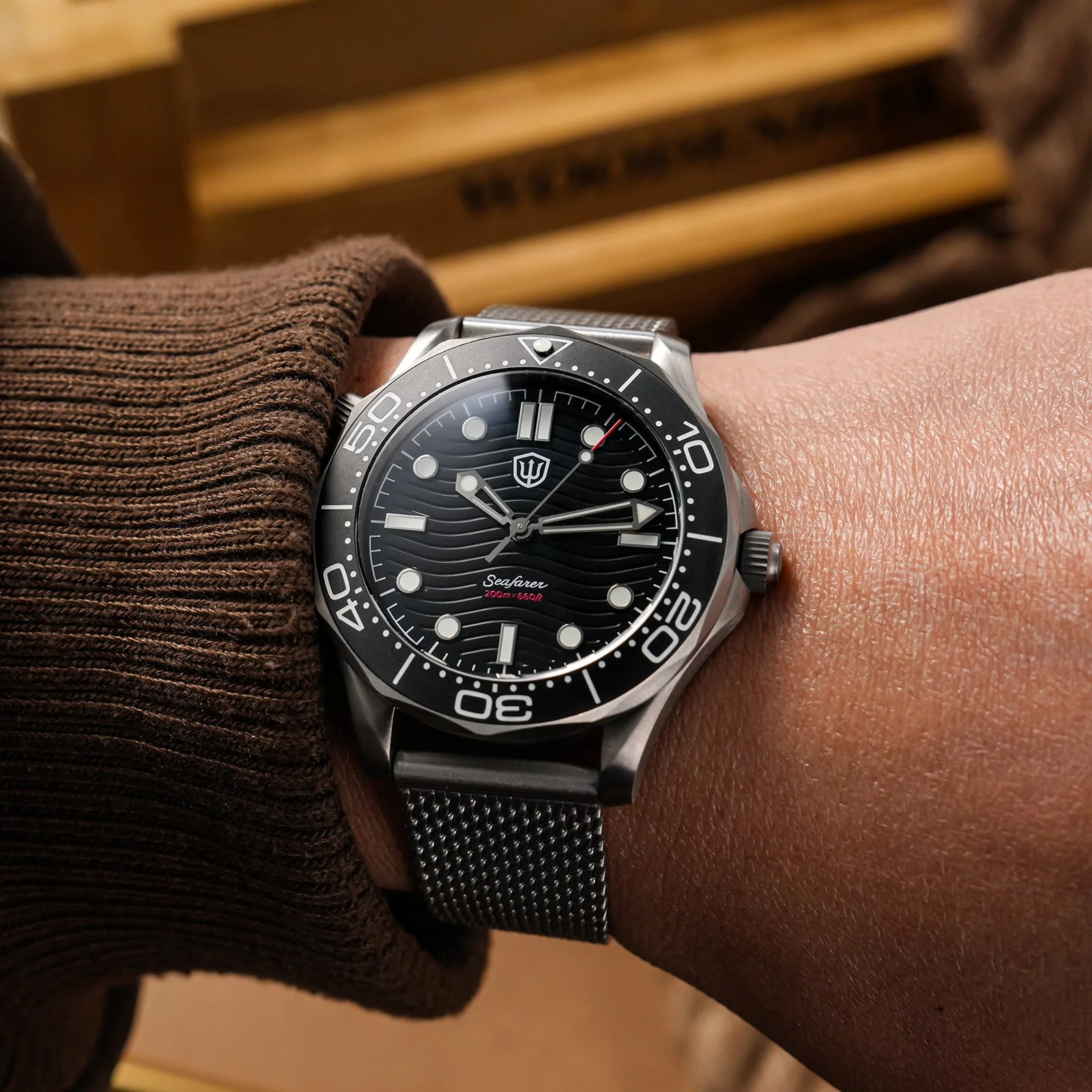 Seafarer WD007Q VH31 Titanium NTTD Dive Watch - Image 10