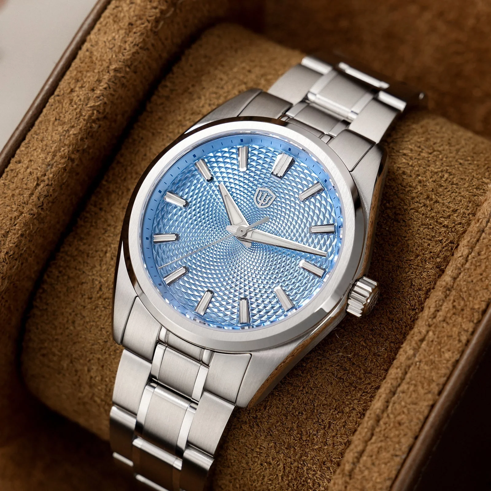 Watchdives WD0003G Guilloche Dial VH31 Men Watch - Image 3