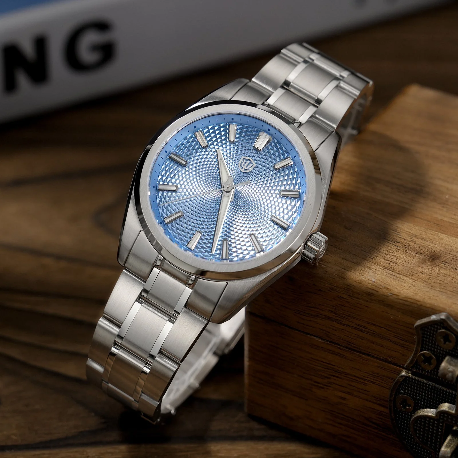Watchdives WD0003G Guilloche Dial VH31 Men Watch - Image 4