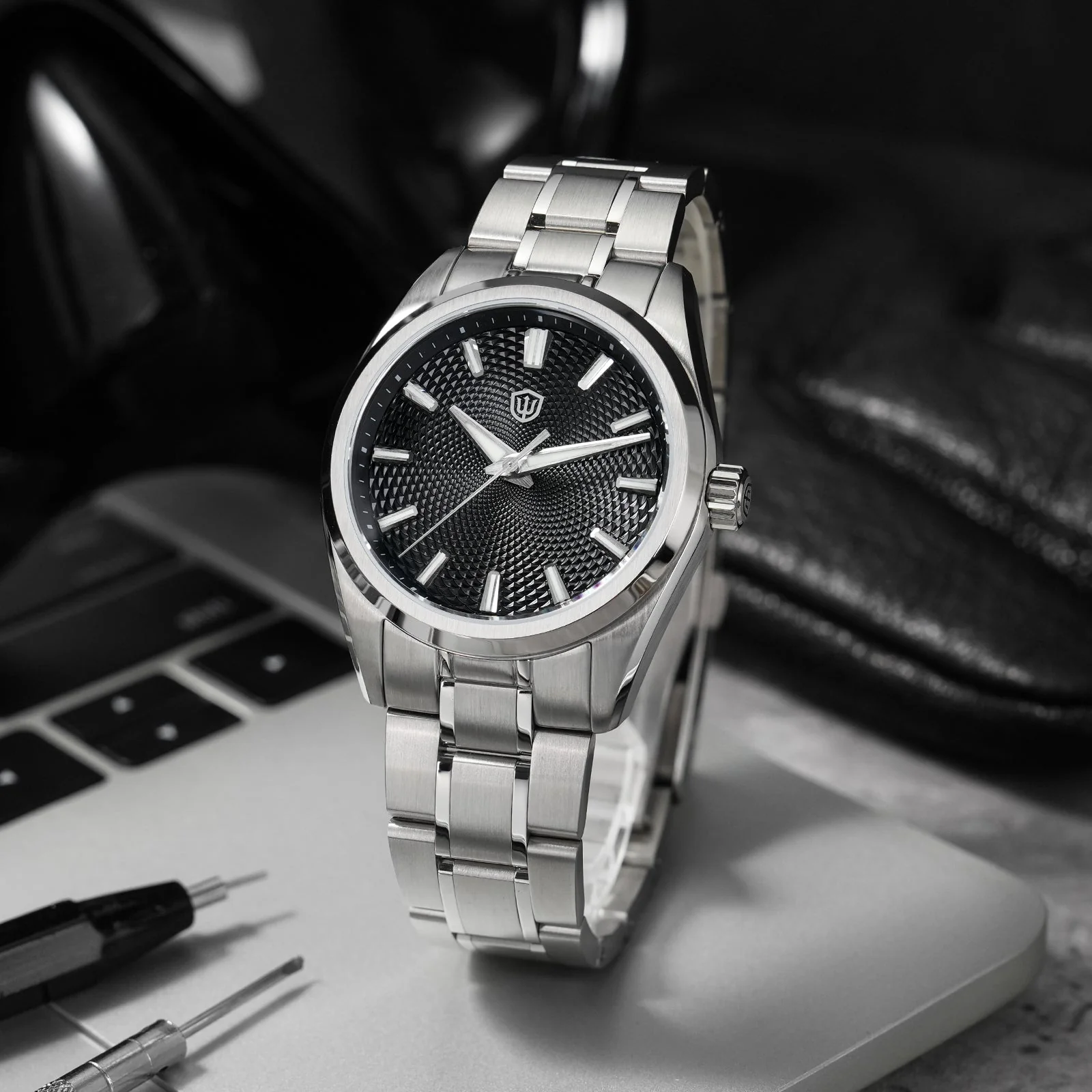 Watchdives WD0003G Guilloche Dial VH31 Men Watch - Image 7