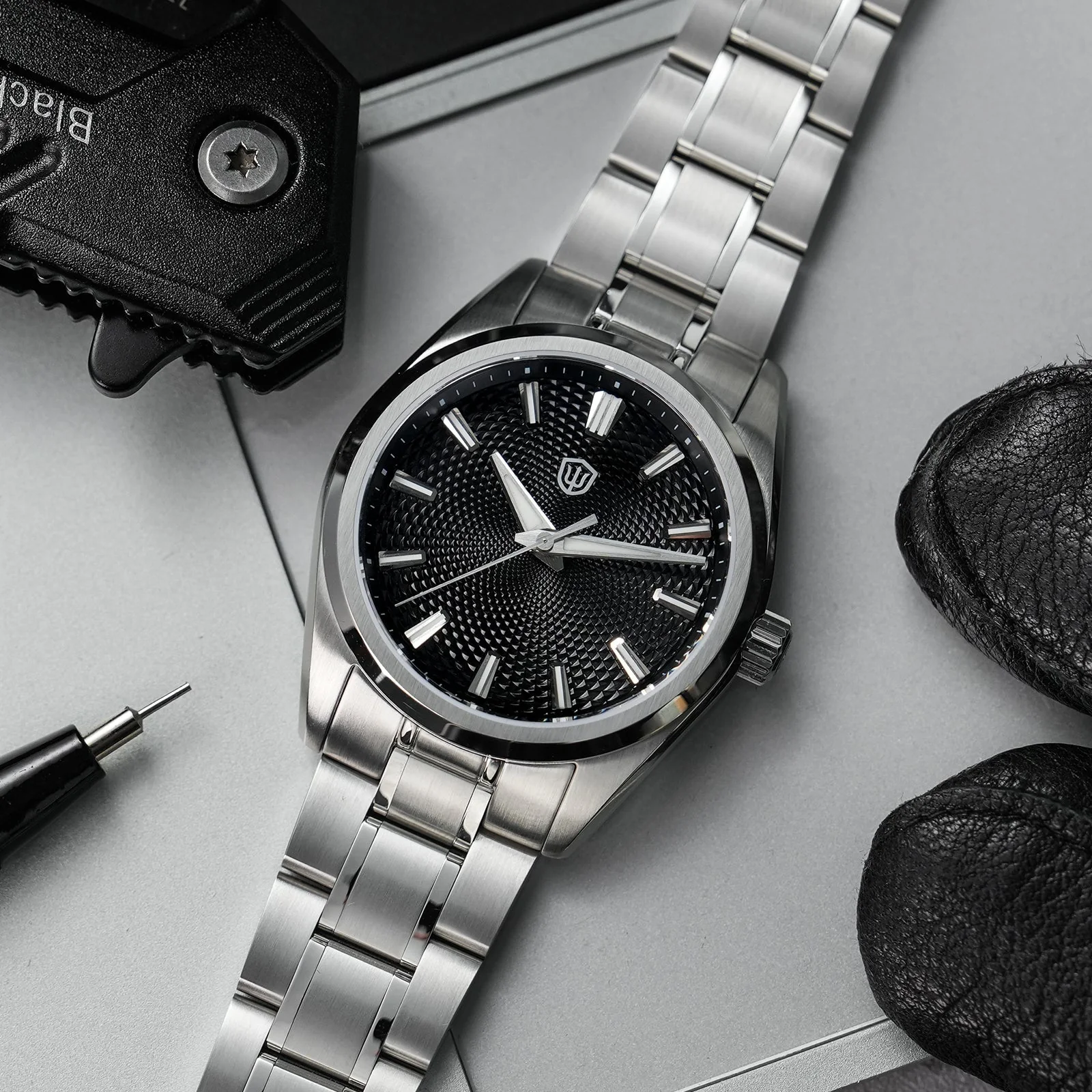 Watchdives WD0003G Guilloche Dial VH31 Men Watch - Image 8