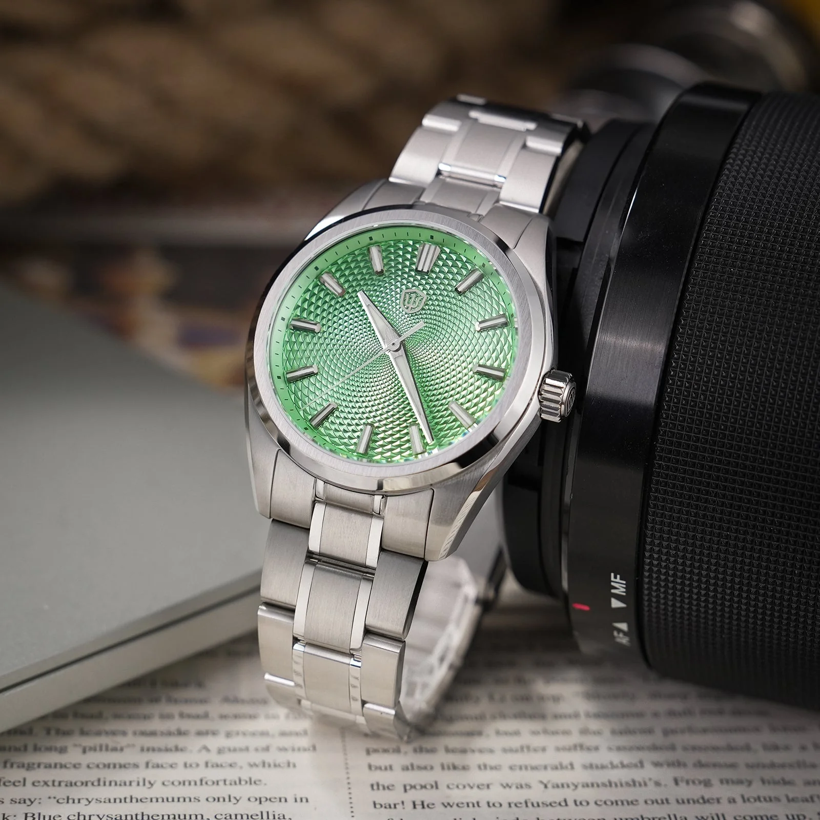 Watchdives WD0003G Guilloche Dial VH31 Men Watch - Image 9