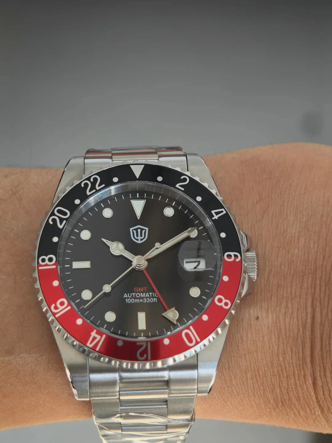 Watchdives WD0014 Aluminum Bezel Vintage NH34 GMT Watch - Image 17