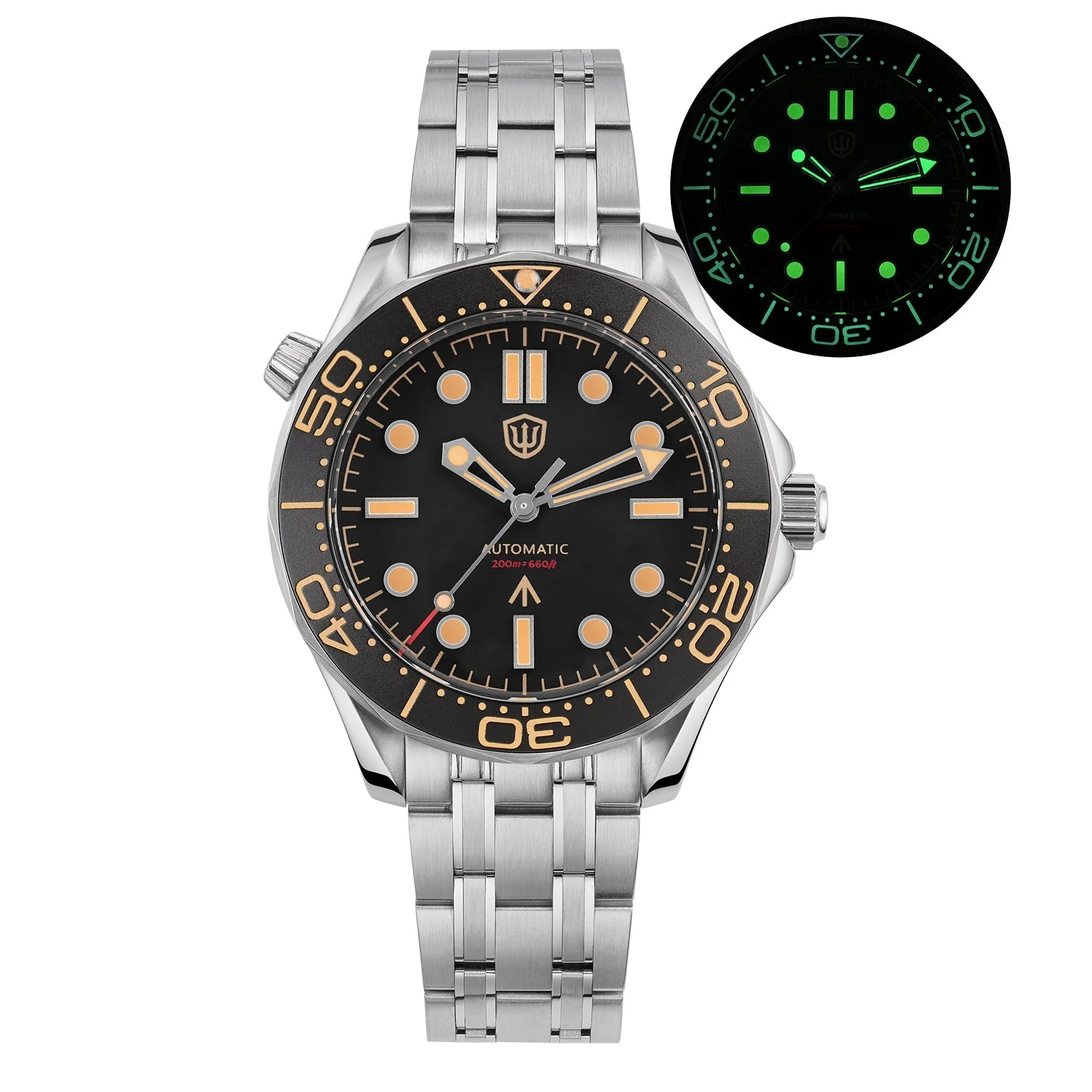 Watchdives WD007ST 39mm NTTD Dive Watch