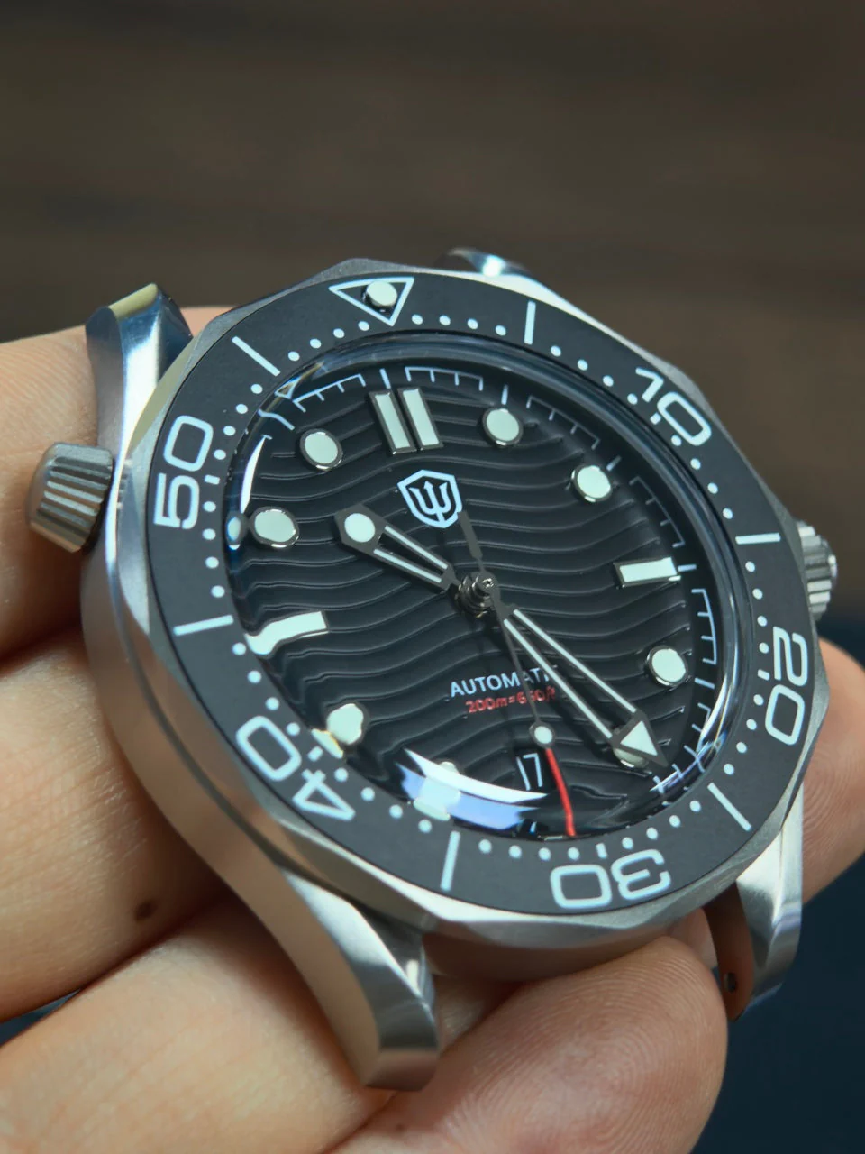 Watchdives WD007 Top Hat Sapphire PT5000 Titanium Dive Watch - Image 14