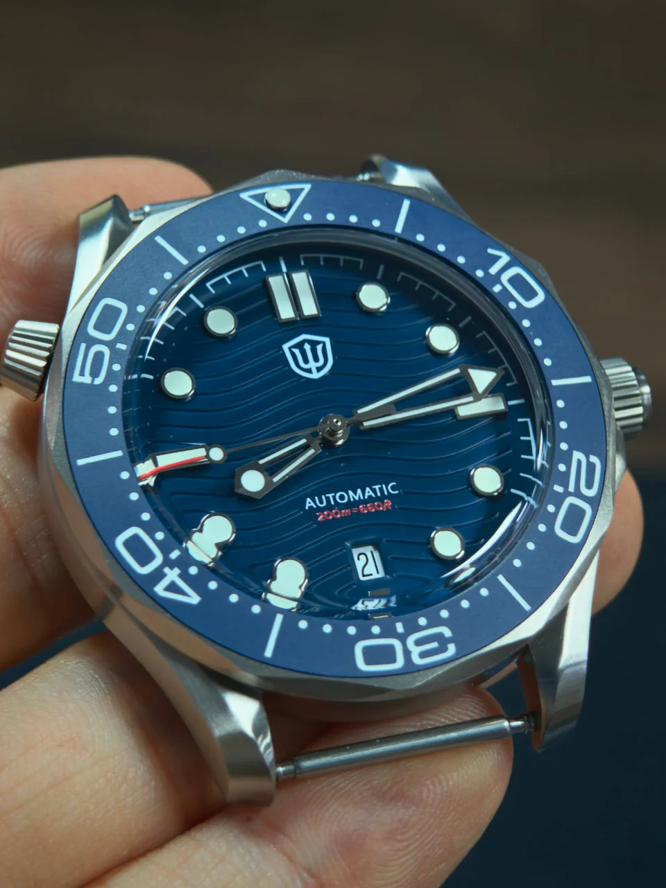 Watchdives WD007 Top Hat Sapphire PT5000 Titanium Dive Watch - Image 15