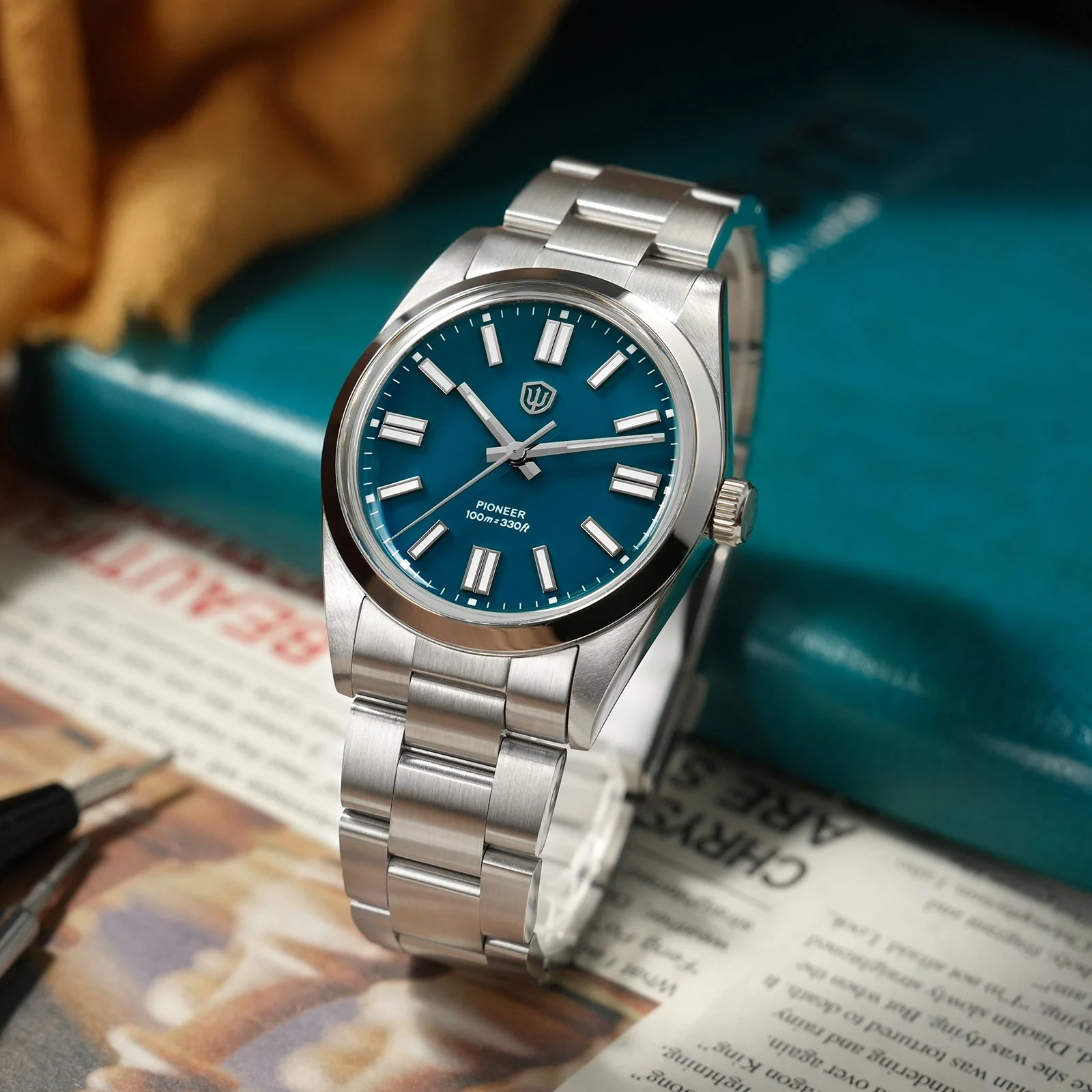 Watchdives WD1016B 37mm Pioneer VH31 Men Watch - Image 12