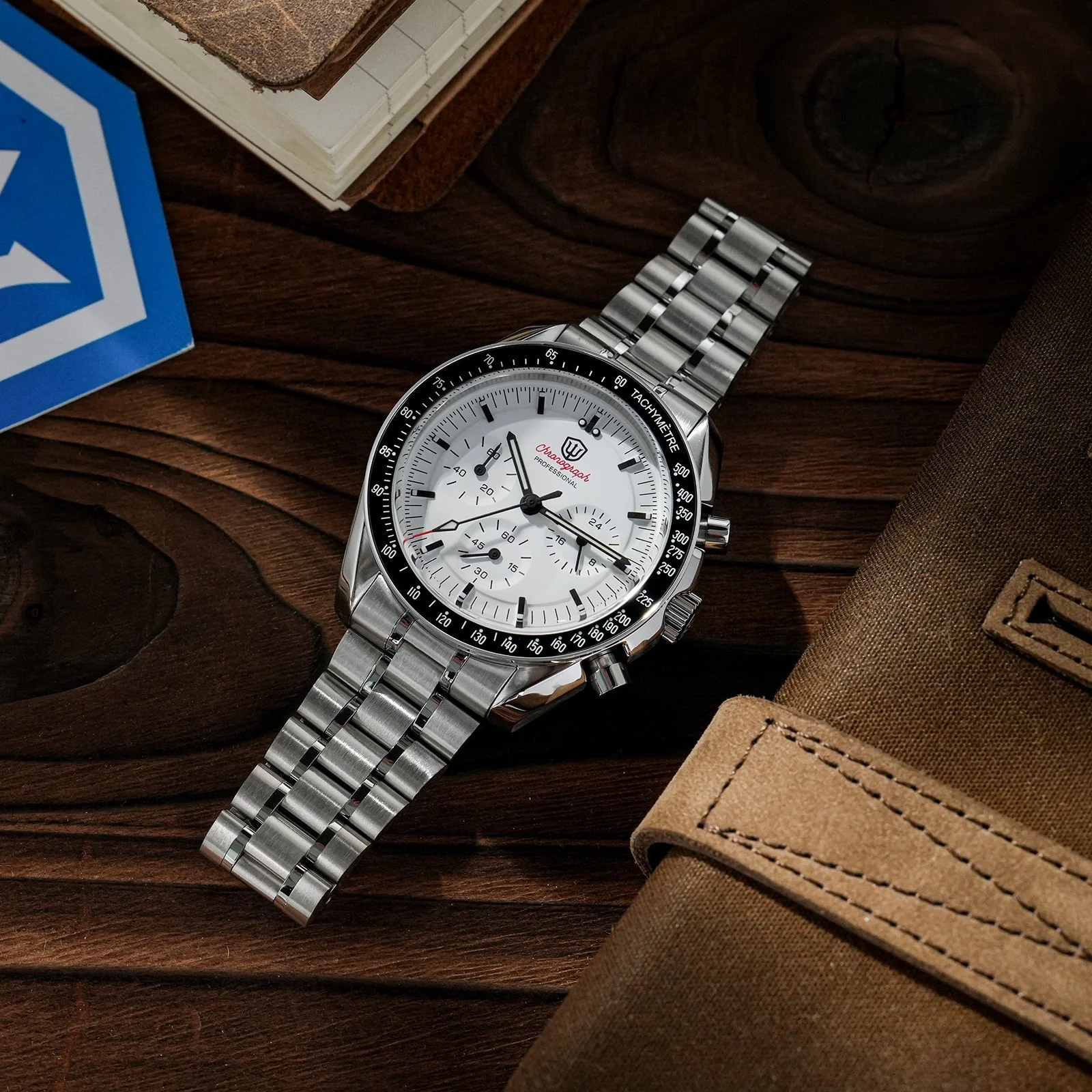 Watchdives 40mm WD1860 VK63 Chronograph Watch - Image 11