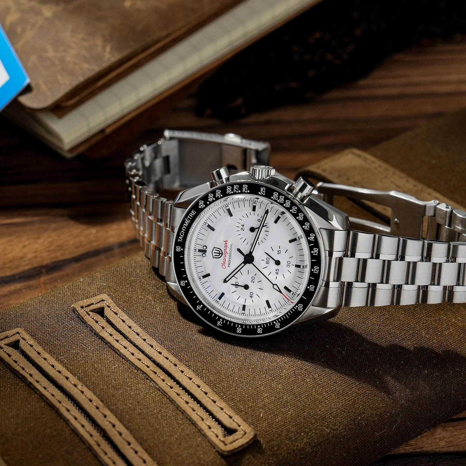 Watchdives 40mm WD1860 VK63 Chronograph Watch - Image 13