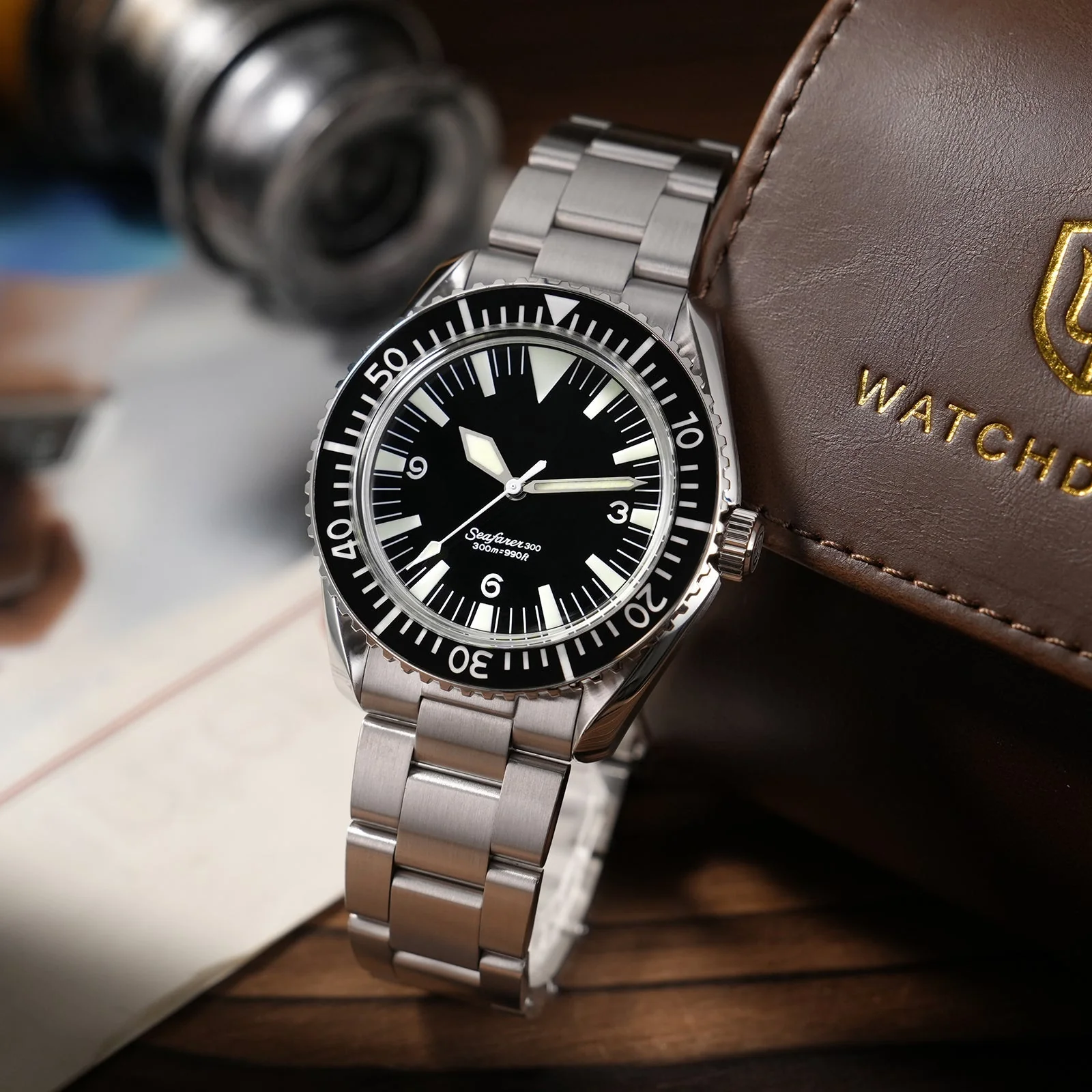 Seafarer WD1967Q 39mm VH31 Diver Watch - Image 11