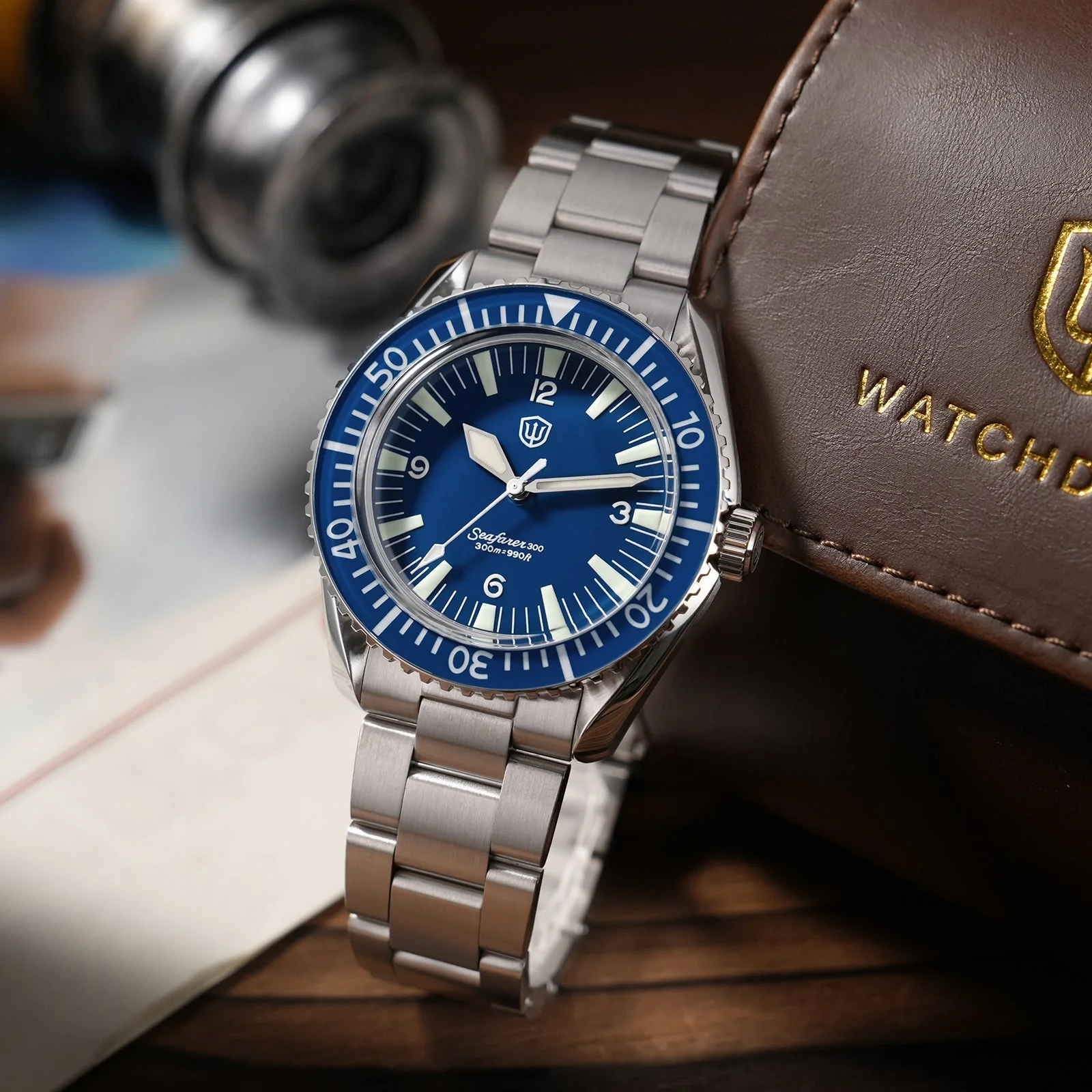 Seafarer WD1967Q 39mm VH31 Diver Watch - Image 12