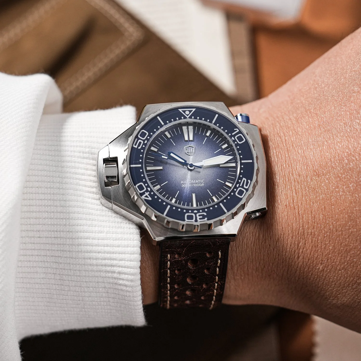 Watchdives WD1968 PT5004/PT5000 Automatic Diver Watch - Image 7