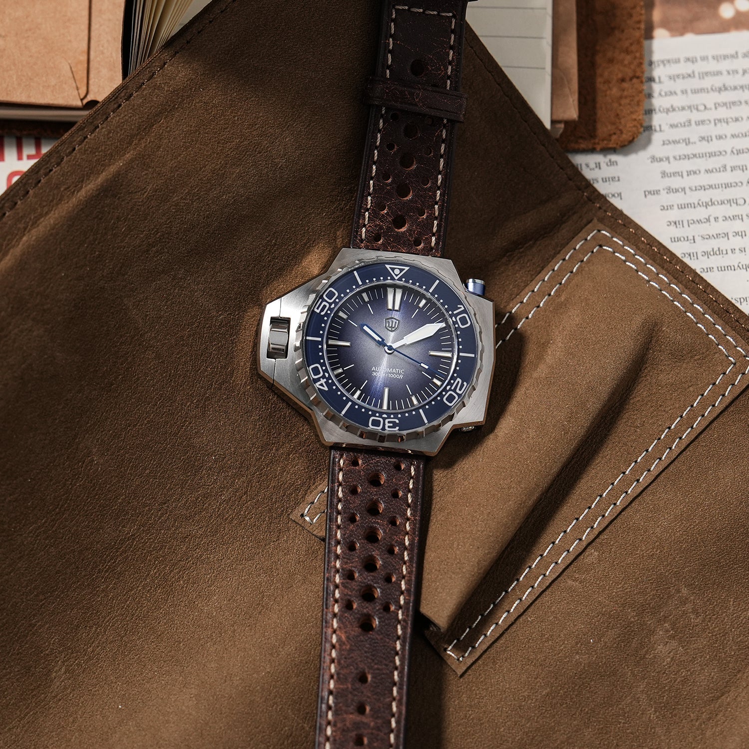 Watchdives WD1968 PT5004/PT5000 Automatic Diver Watch - Image 9