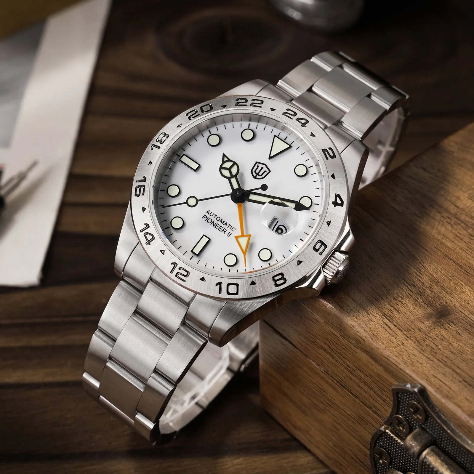 Watchdives WD1993 40mm 6460 GMT Watch - Image 3