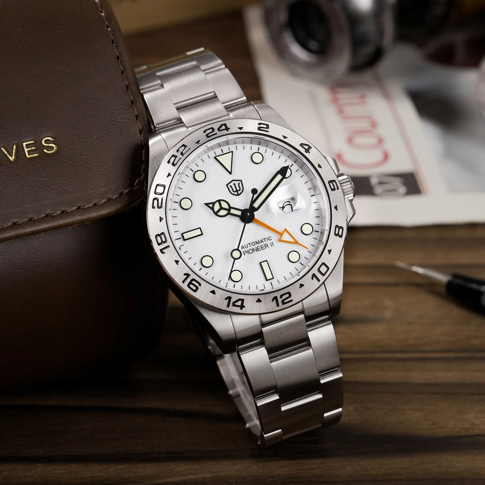 Watchdives WD1993 40mm 6460 GMT Watch - Image 4