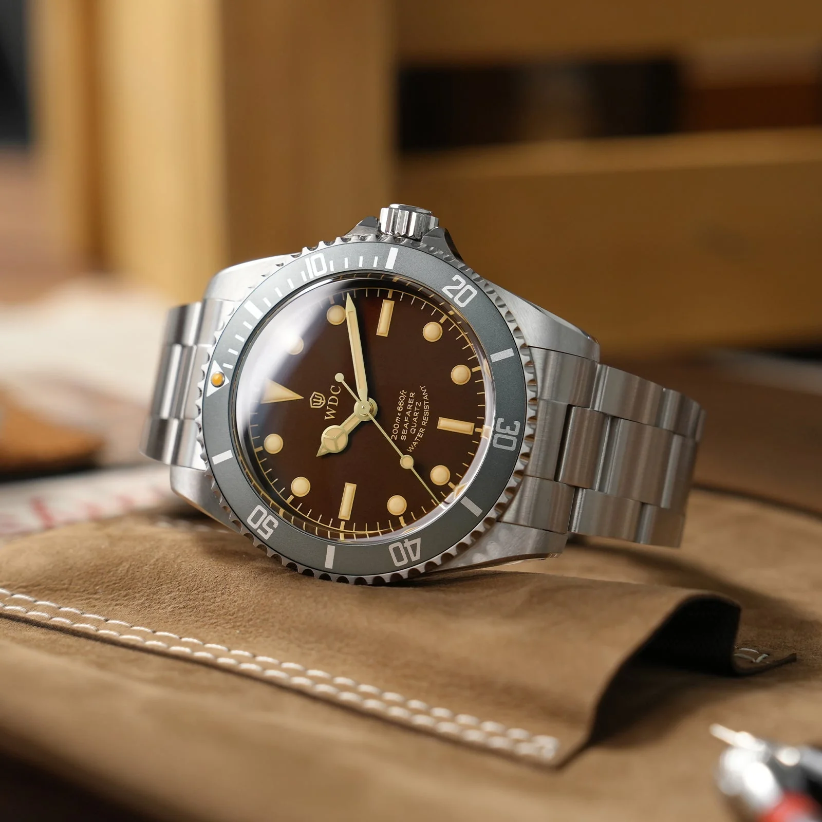 Watchdives Seafarar WD5513Q 40mm VH31 Sub Diver Watch - Image 13