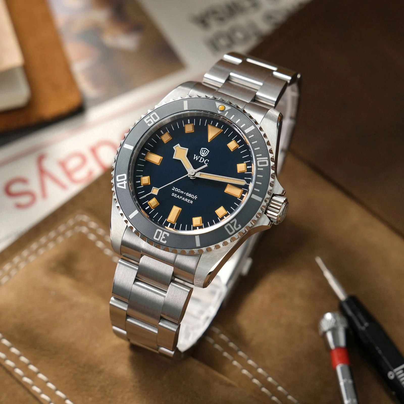 Watchdives Seafarar WD5513Q 40mm VH31 Sub Diver Watch - Image 5