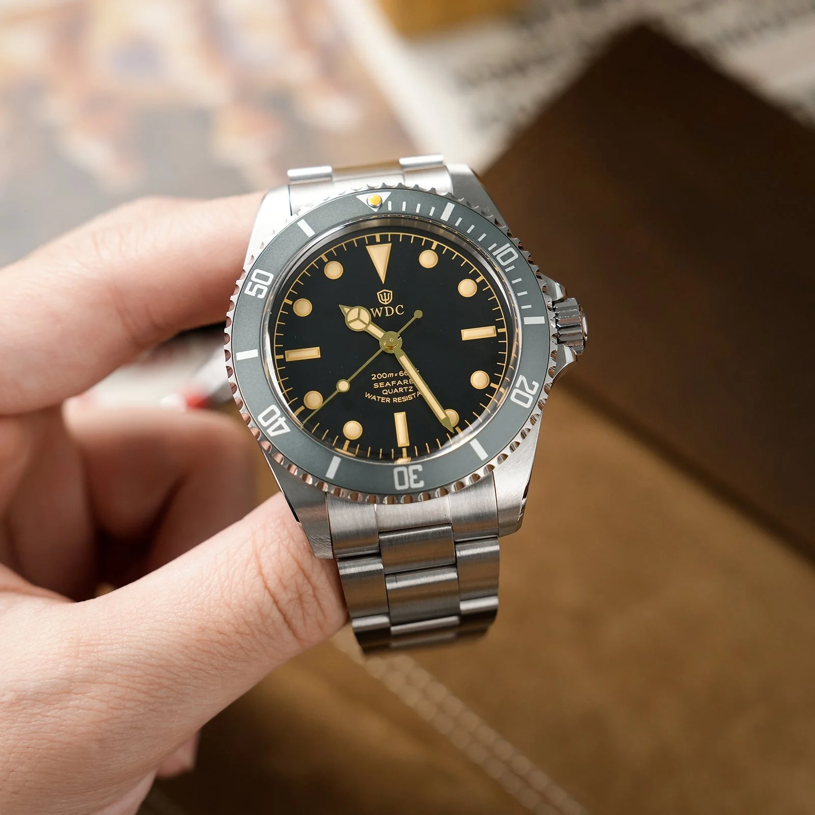 Watchdives Seafarar WD5513Q 40mm VH31 Sub Diver Watch - Image 8