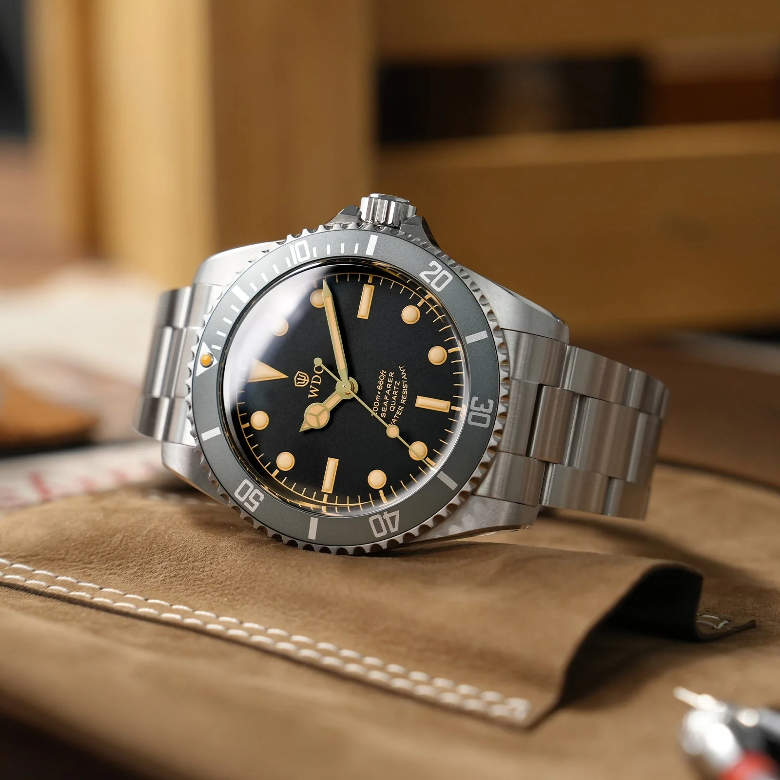 Watchdives Seafarar WD5513Q 40mm VH31 Sub Diver Watch - Image 9