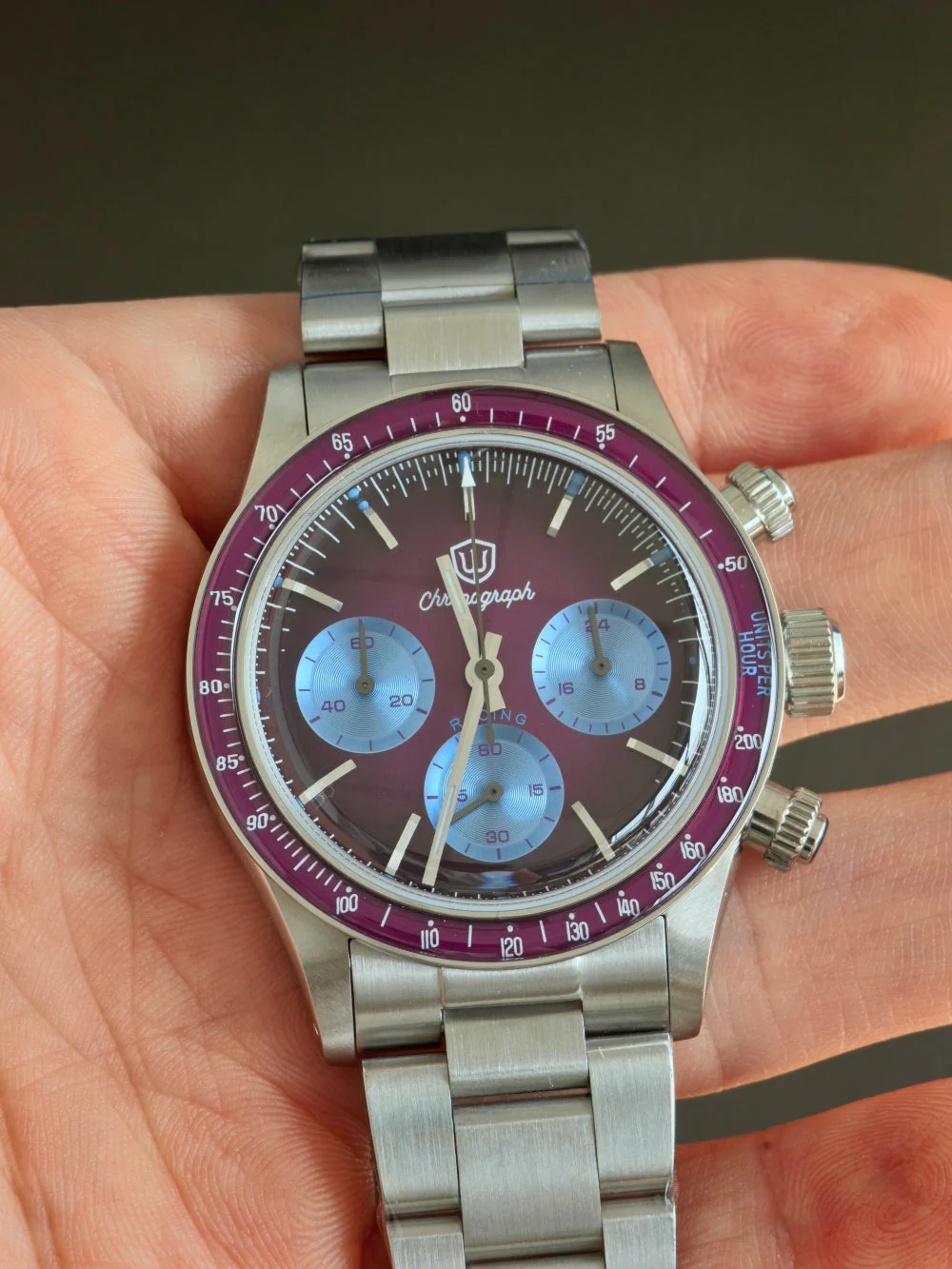 Watchdives WD6263 Vintage Racing Chronograph Watch - Image 7